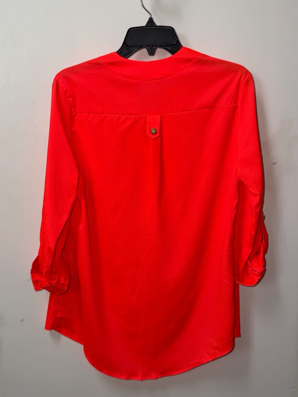 Karli Neon Coral Blouse